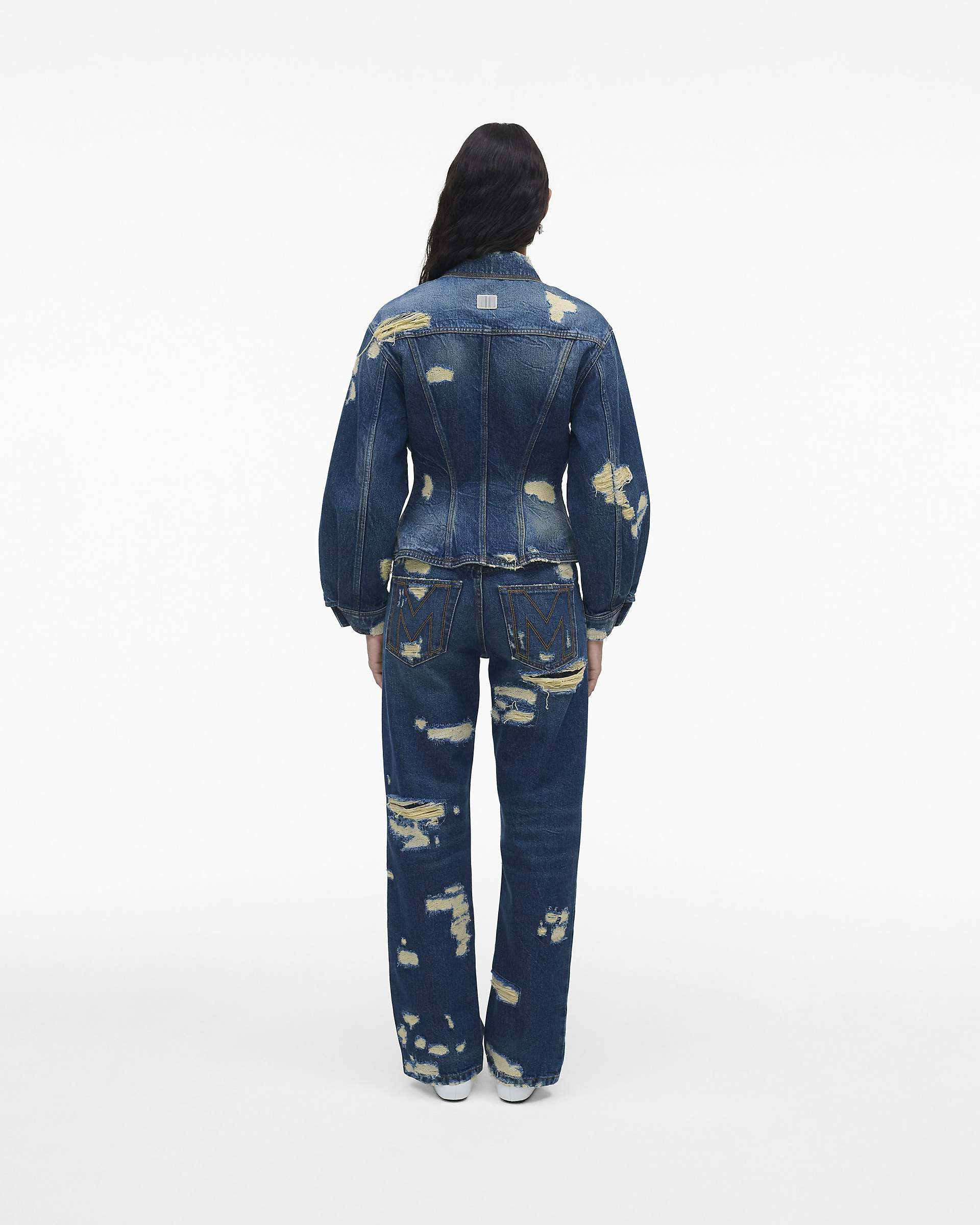 THE RIP AND REPAIR FLUTED DENIM JACKET - 4