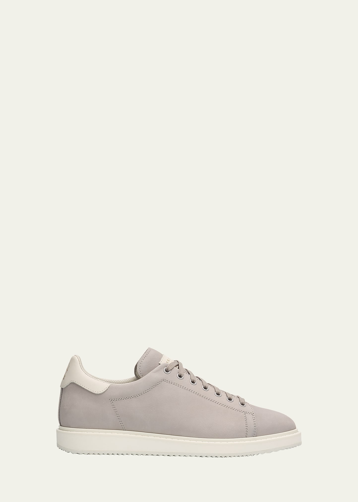 Men's Low-Top Leather Sneakers - 1