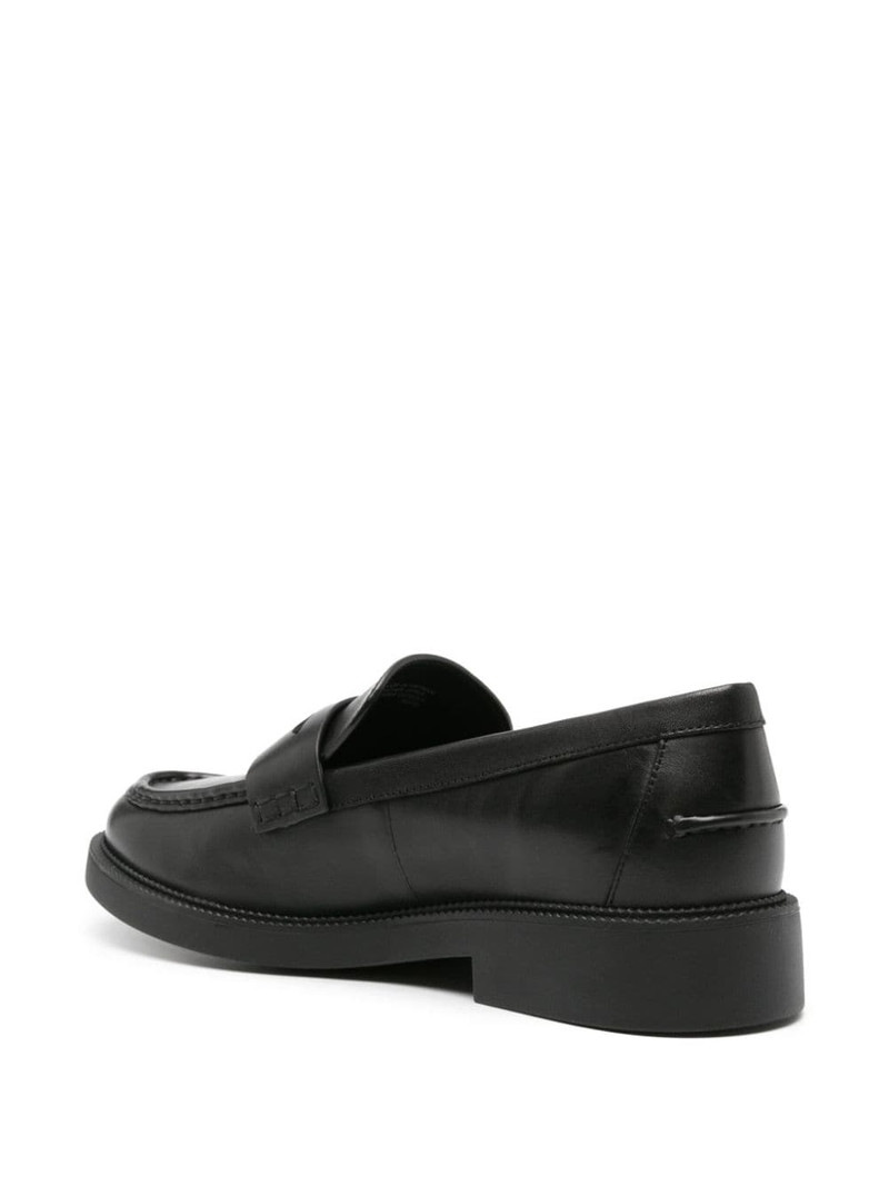 logo-penny leather loafers 3