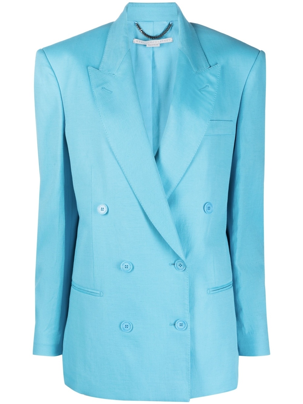 peak-lapels double-breasted blazer - 1