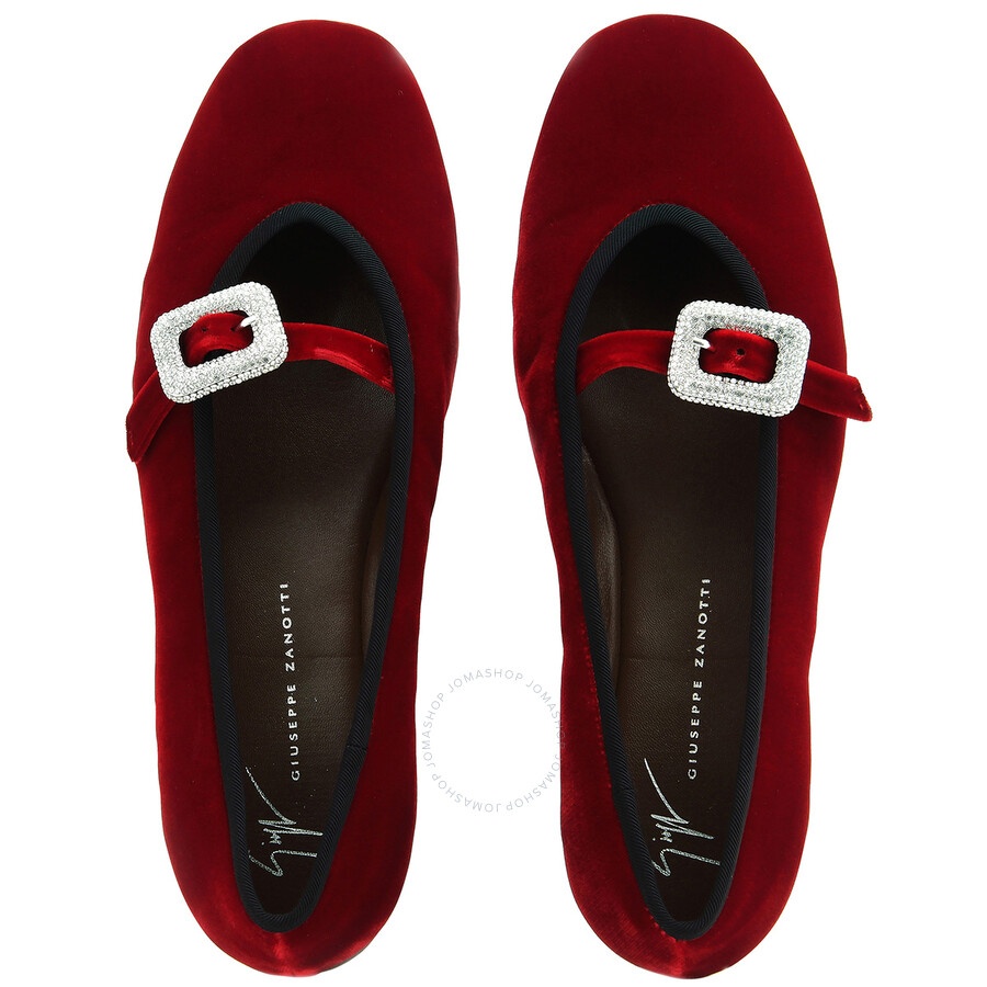 Giuseppe Zanotti Georgia Buckle Mary Jane Ballet Flats - 4