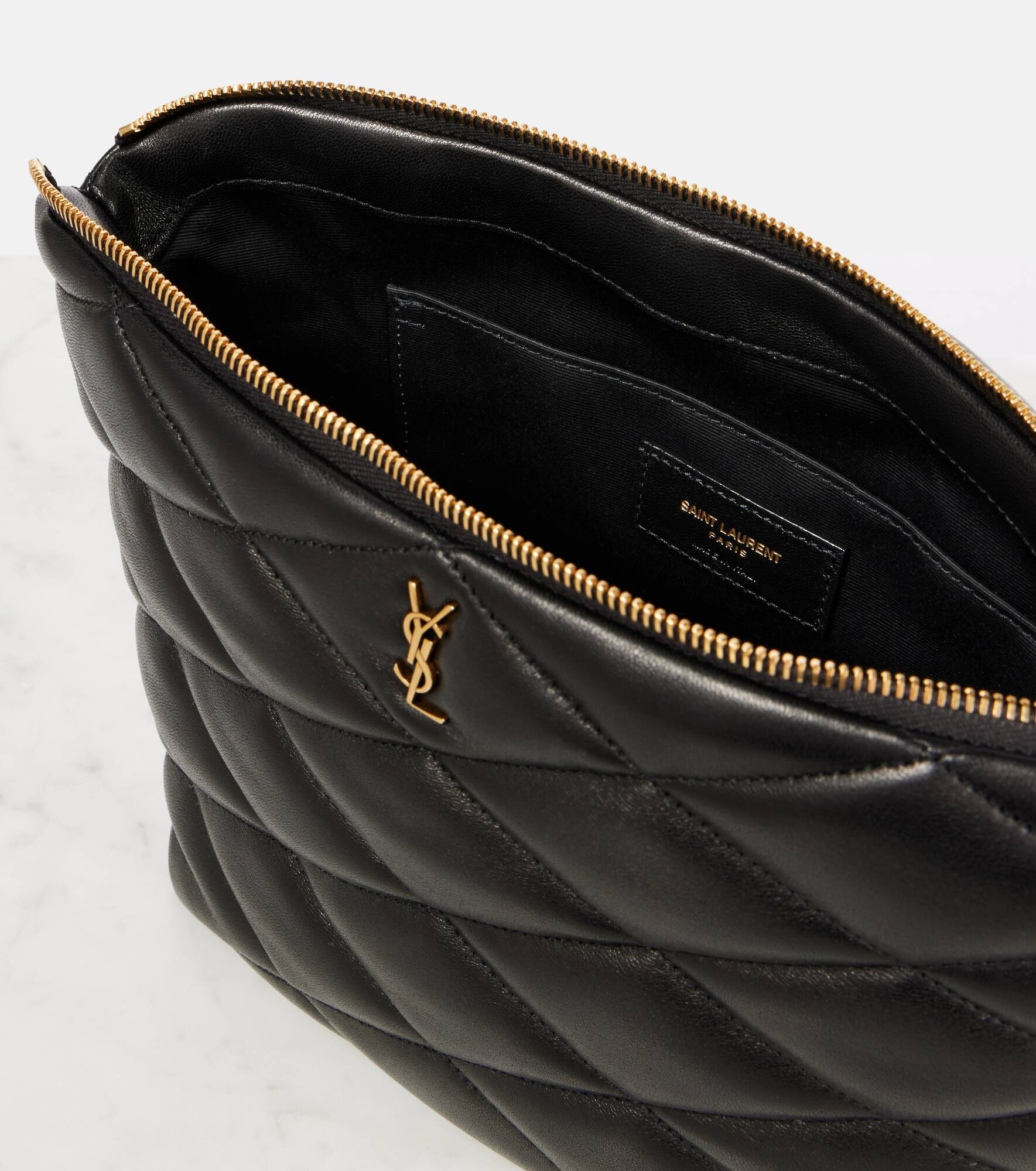 Sade quilted leather pouch - 3