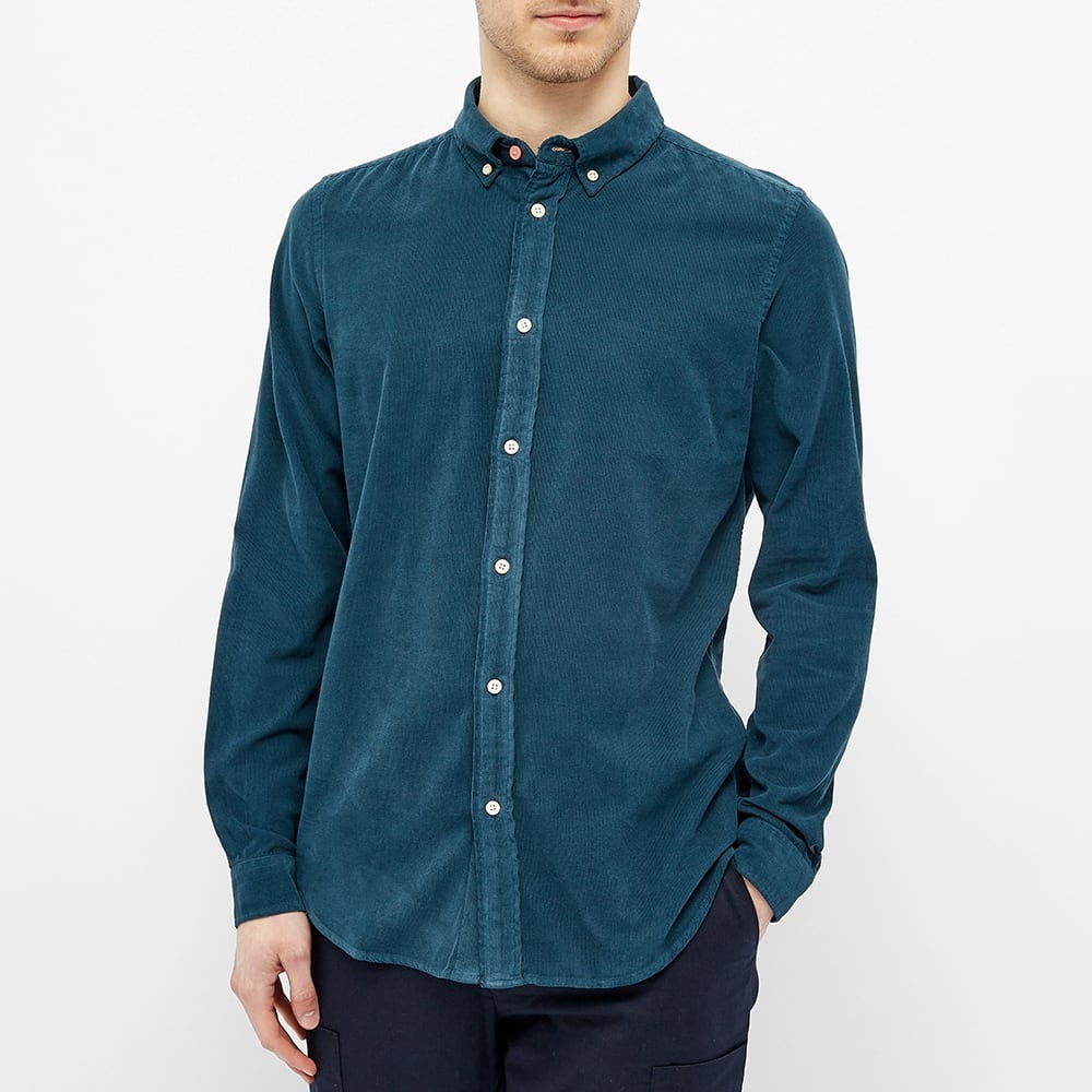 Paul Smith Micro Cord Button Down Shirt - 4