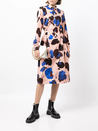 Aspesi floral print shirt dress outlook