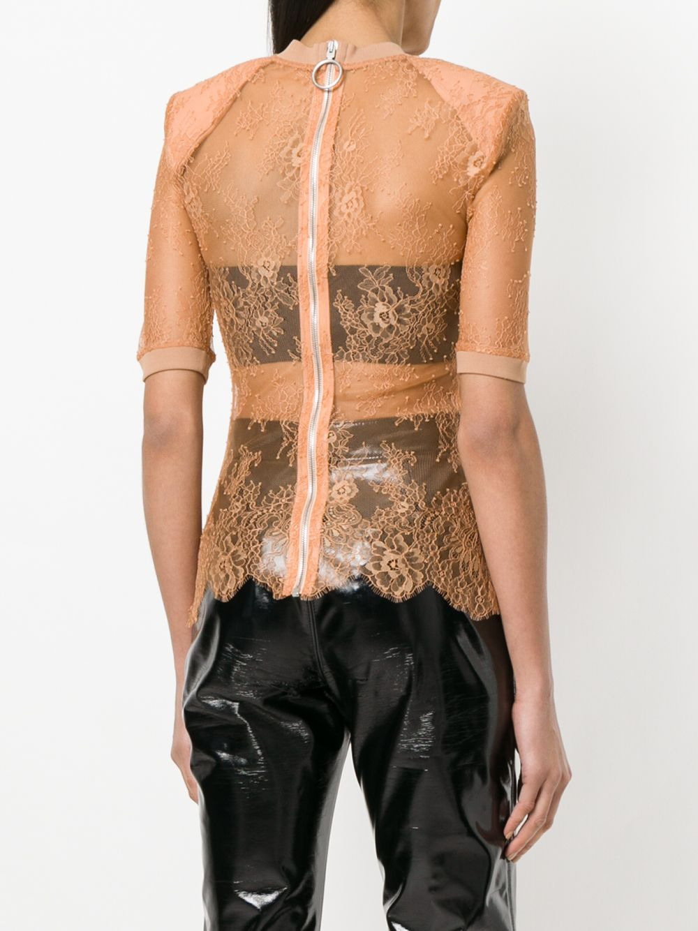 lace detailed top - 4