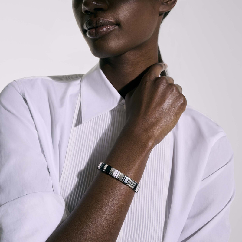 Colorblock Bracelet, Silver 6