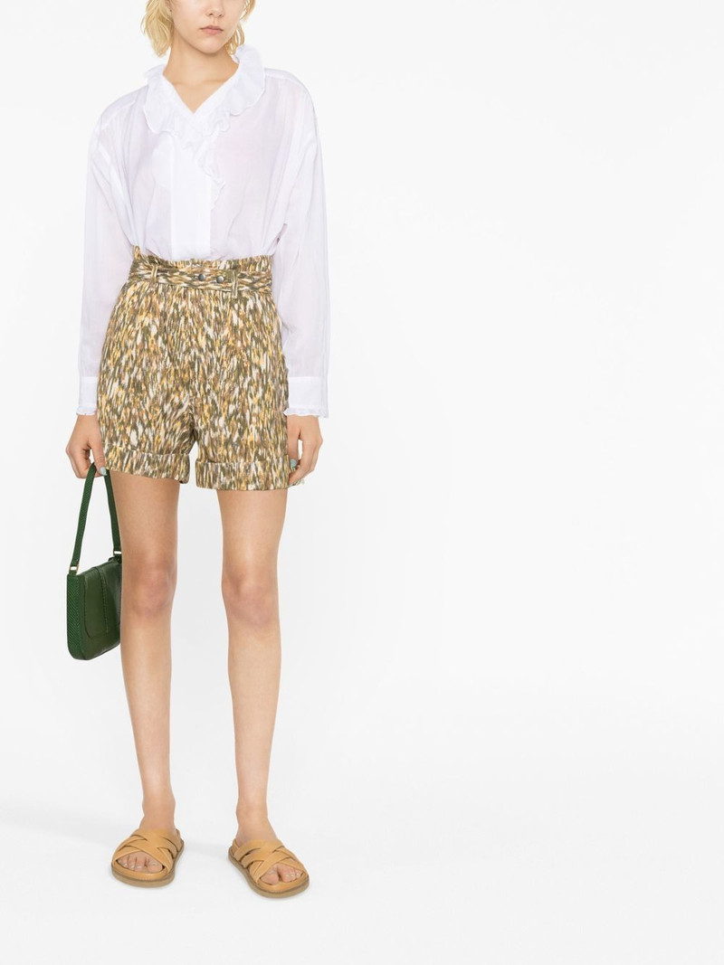 Isabel Marant Étoile ruffled long-sleeve shirt outlook