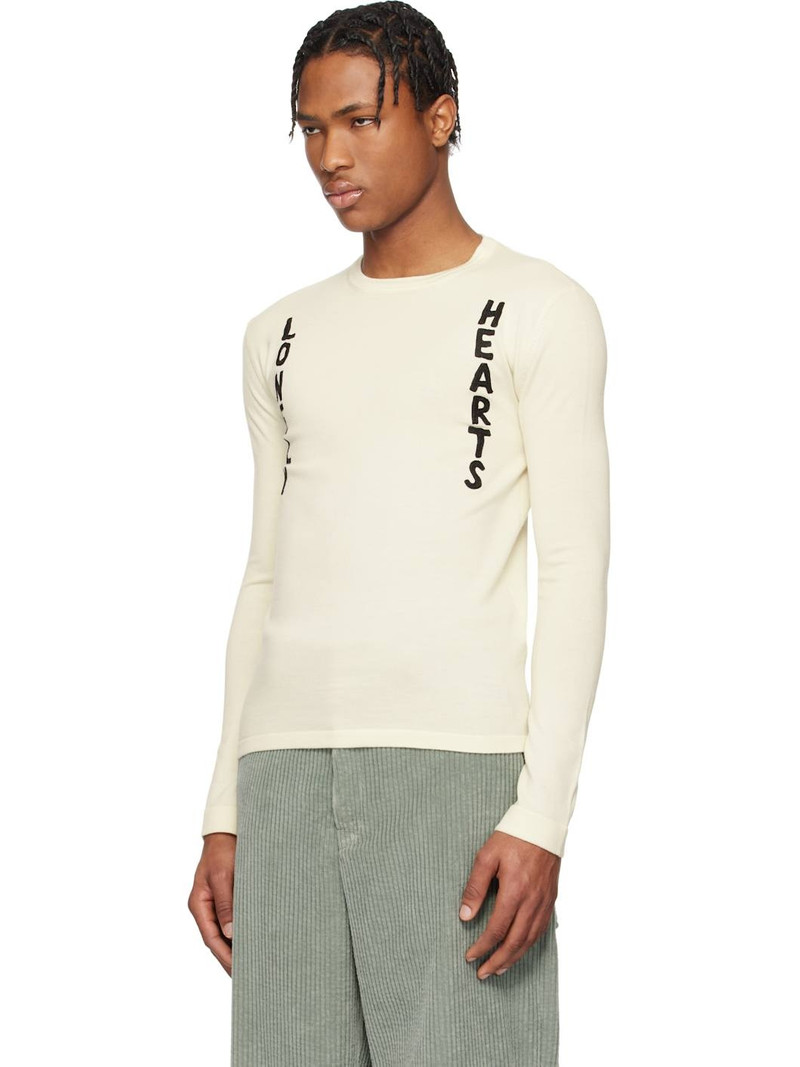 Jil Sander Off-White 'Lonely Hearts' Sweater outlook