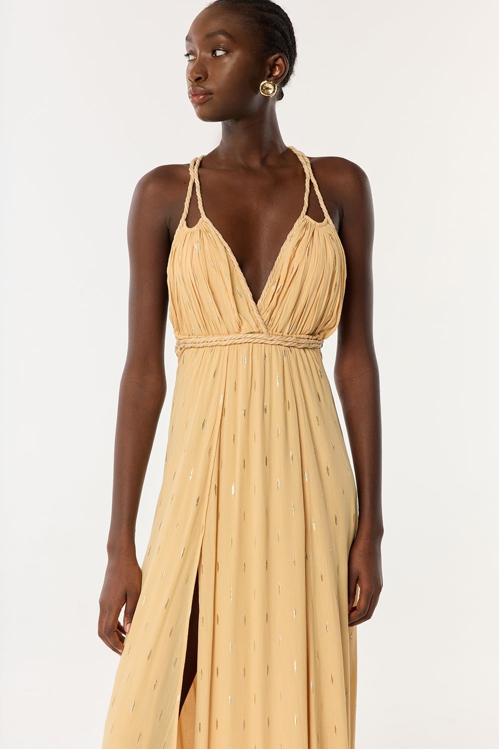 Long Dress Collette - Cream - 2