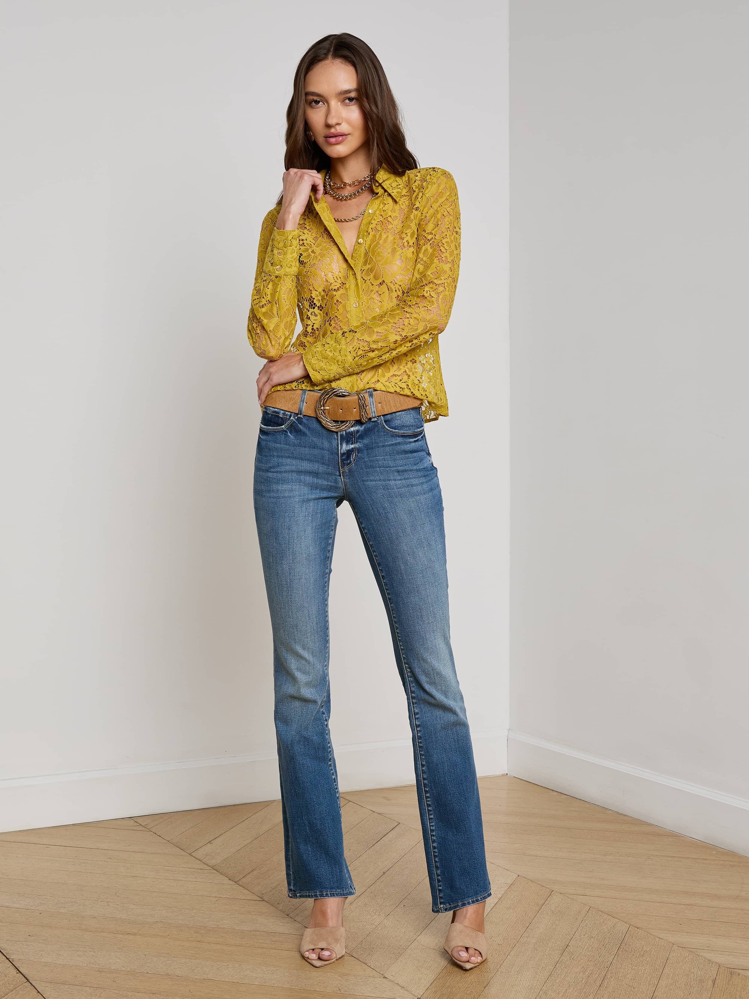 Maia Floral Lace Blouse - 3