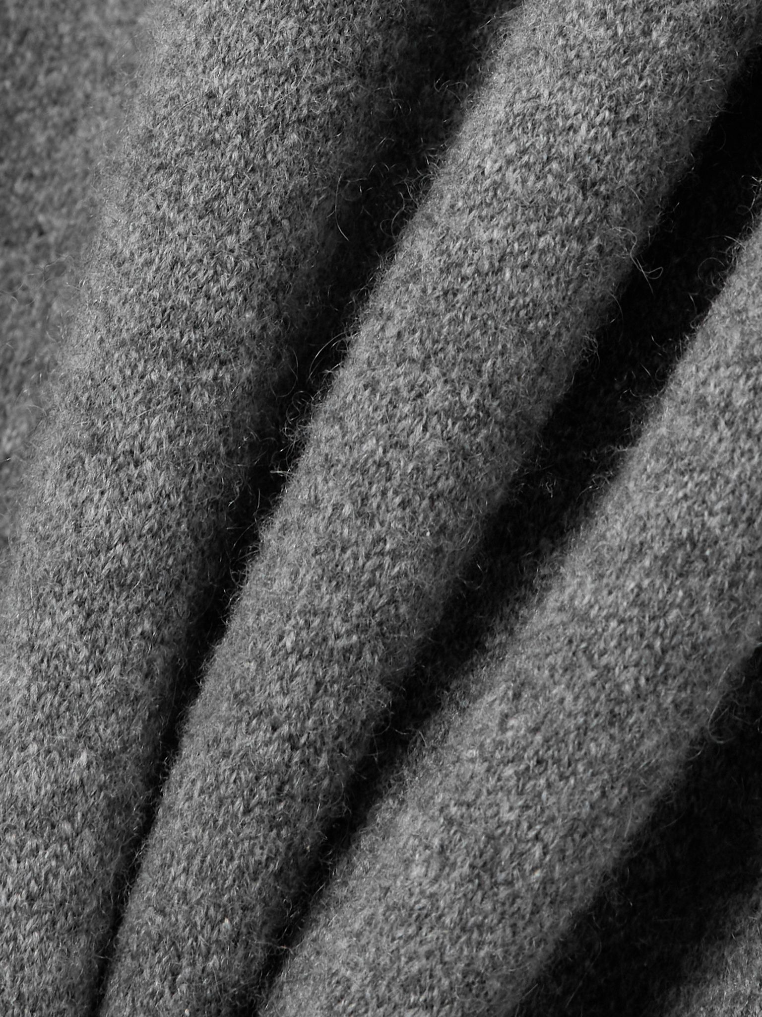 Hespero cashmere track pants Gray - 4