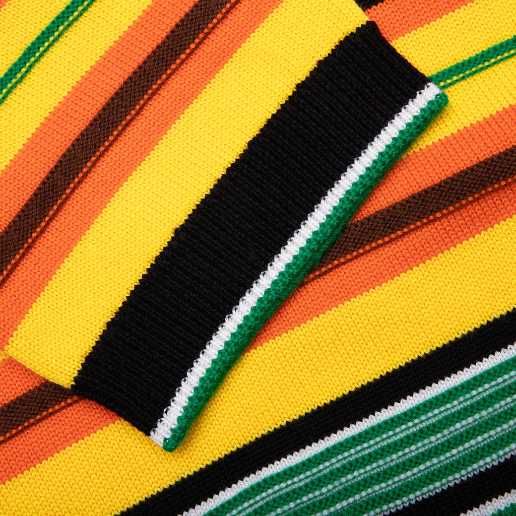 KNITTED WOOL STRIPED TEE - MULTI STRIPE - 4