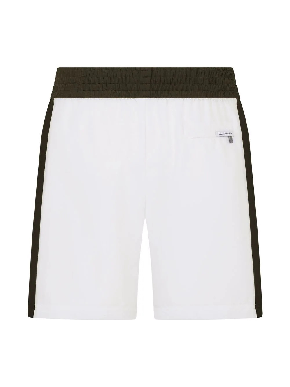 logo-patch colour-block swim shorts - 3