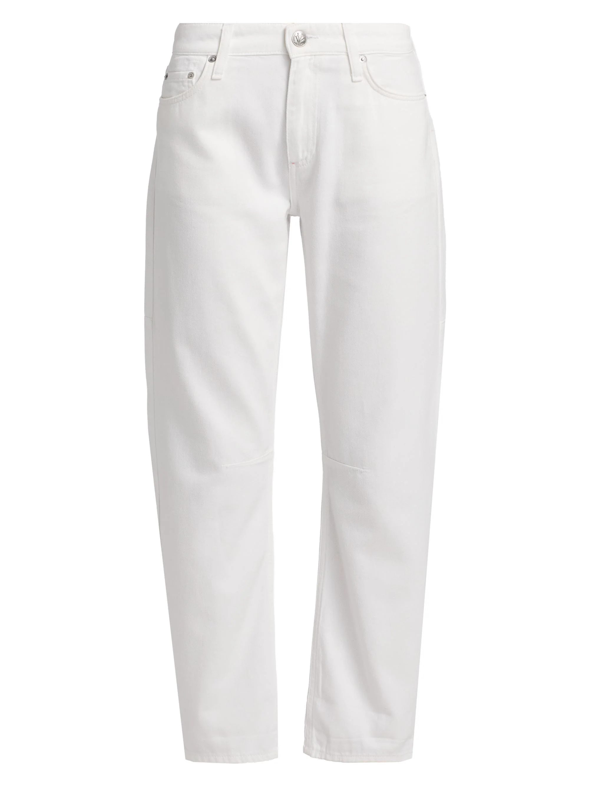 Women's Featherweight Stevie Slim Tapered Barrel-Leg Jeans - White - 1