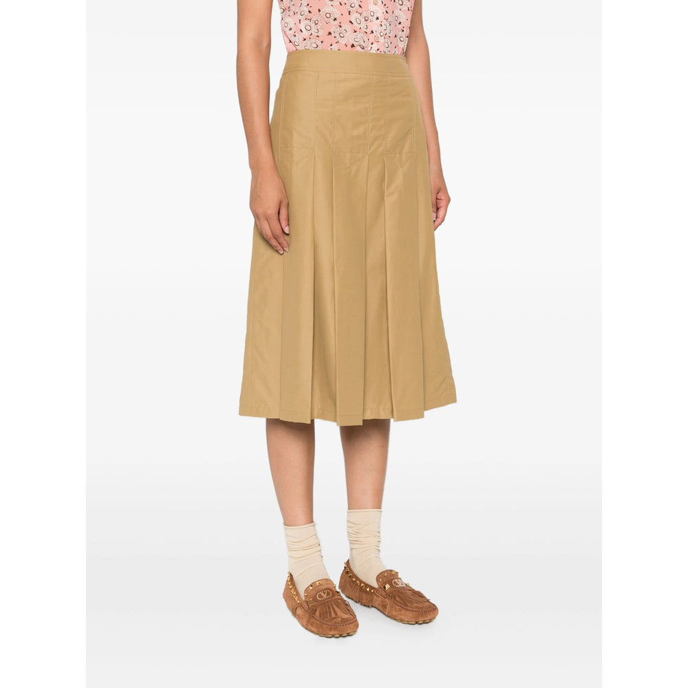 Prada Neutrals Skirts - Pleated Skirts Women - 3