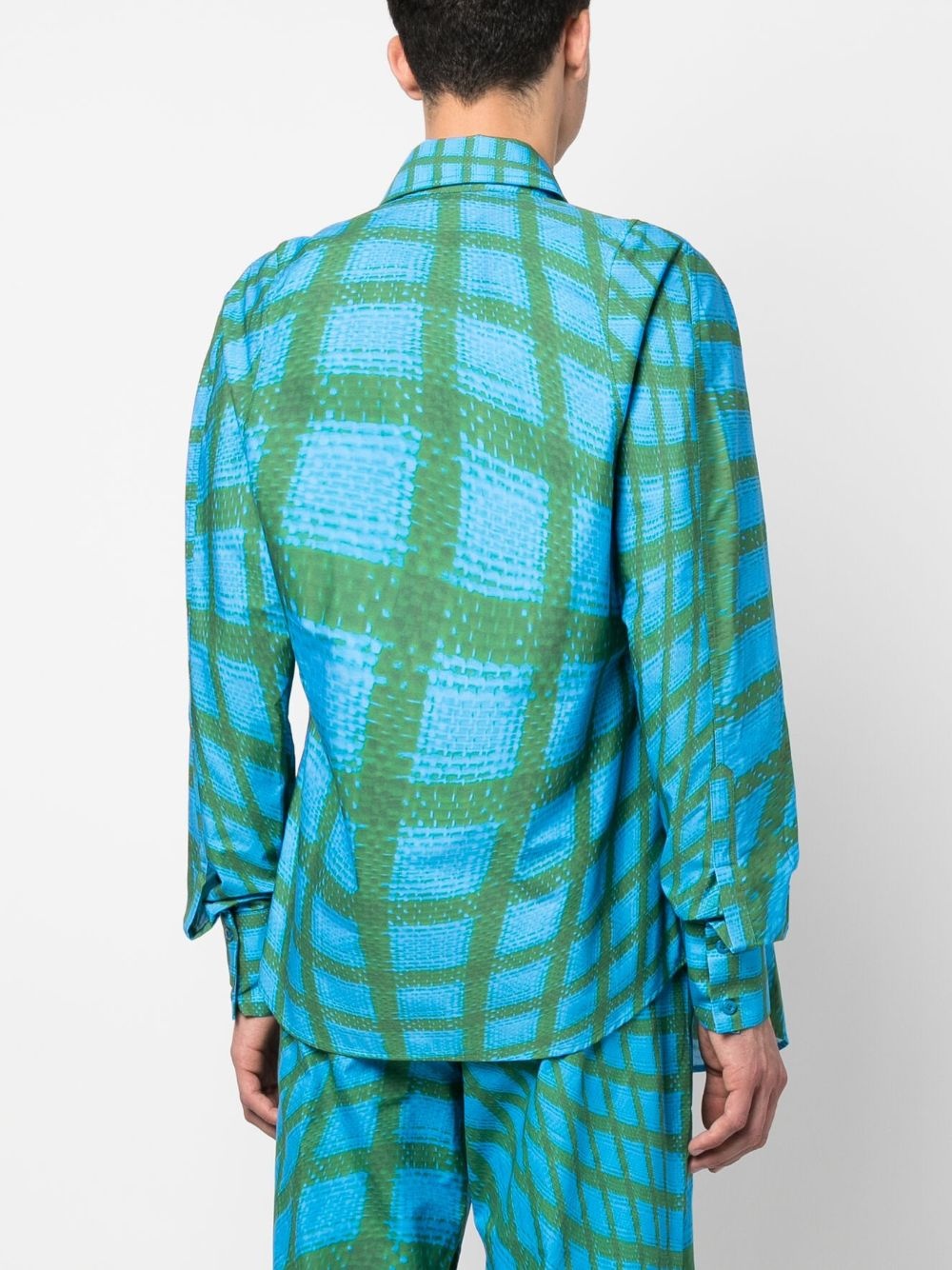 abstract-print cotton shirt - 4