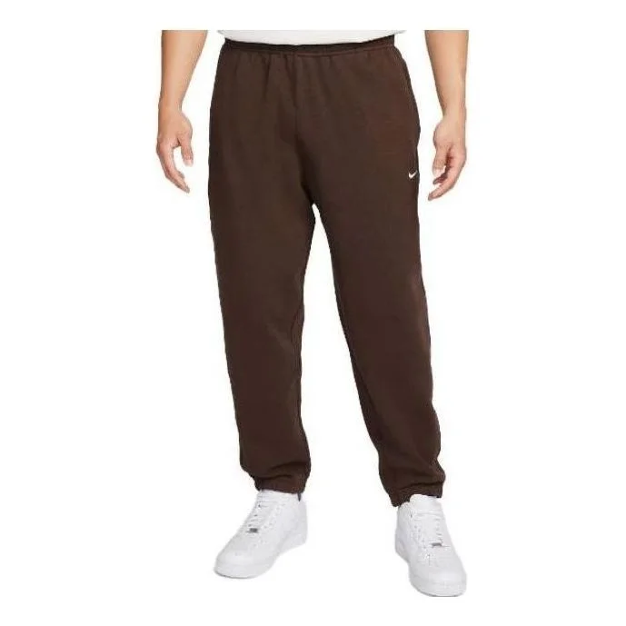 Nike Solo Swoosh Sweatpants 'Brown' DX1365-237 - 1