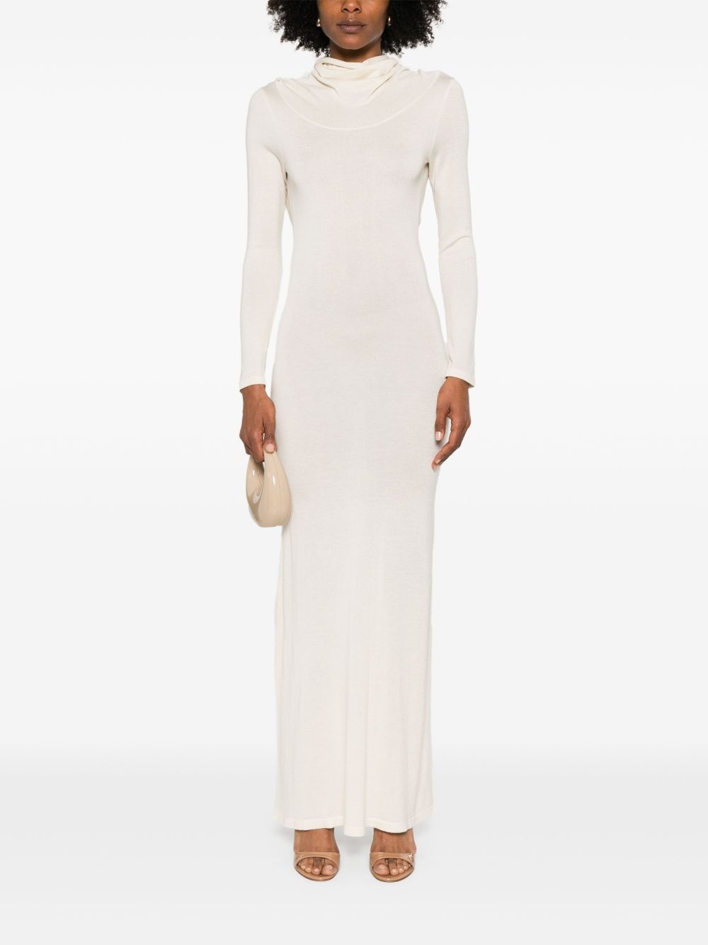 fine-knitted maxi dress - 2