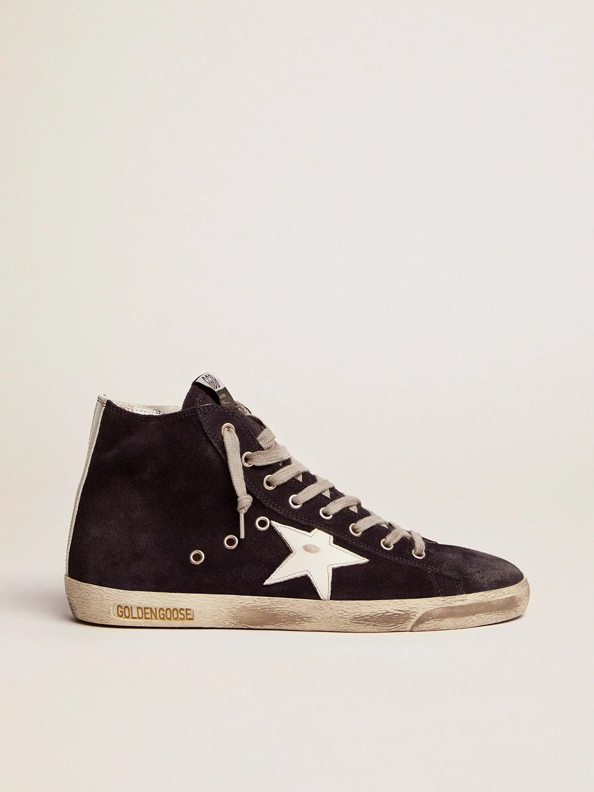 Men's Francy in leather with leather star and heel tab - 1