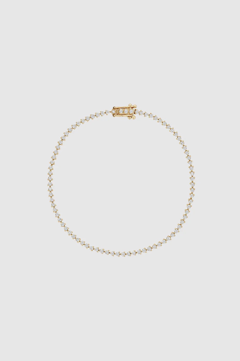 Diamond Tennis Bracelet - 14k Gold - 1