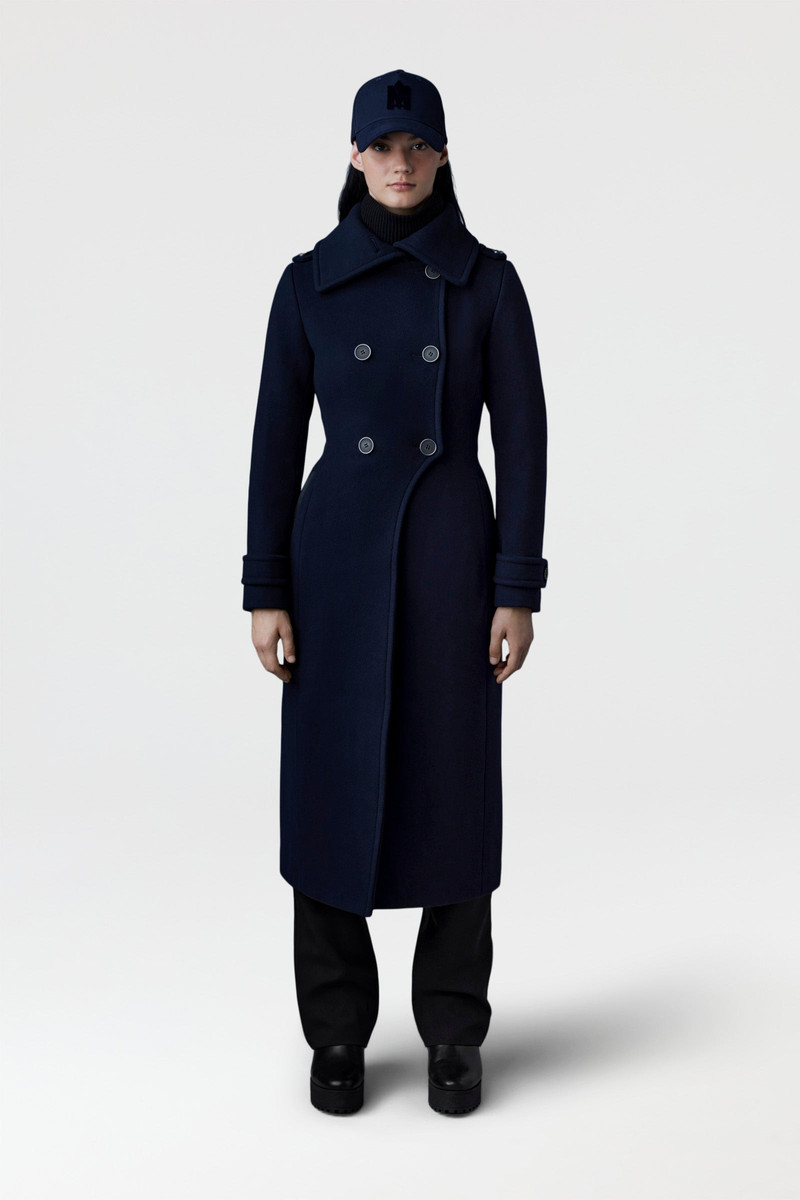 MACKAGE ELODIE double face wool tailored coat outlook