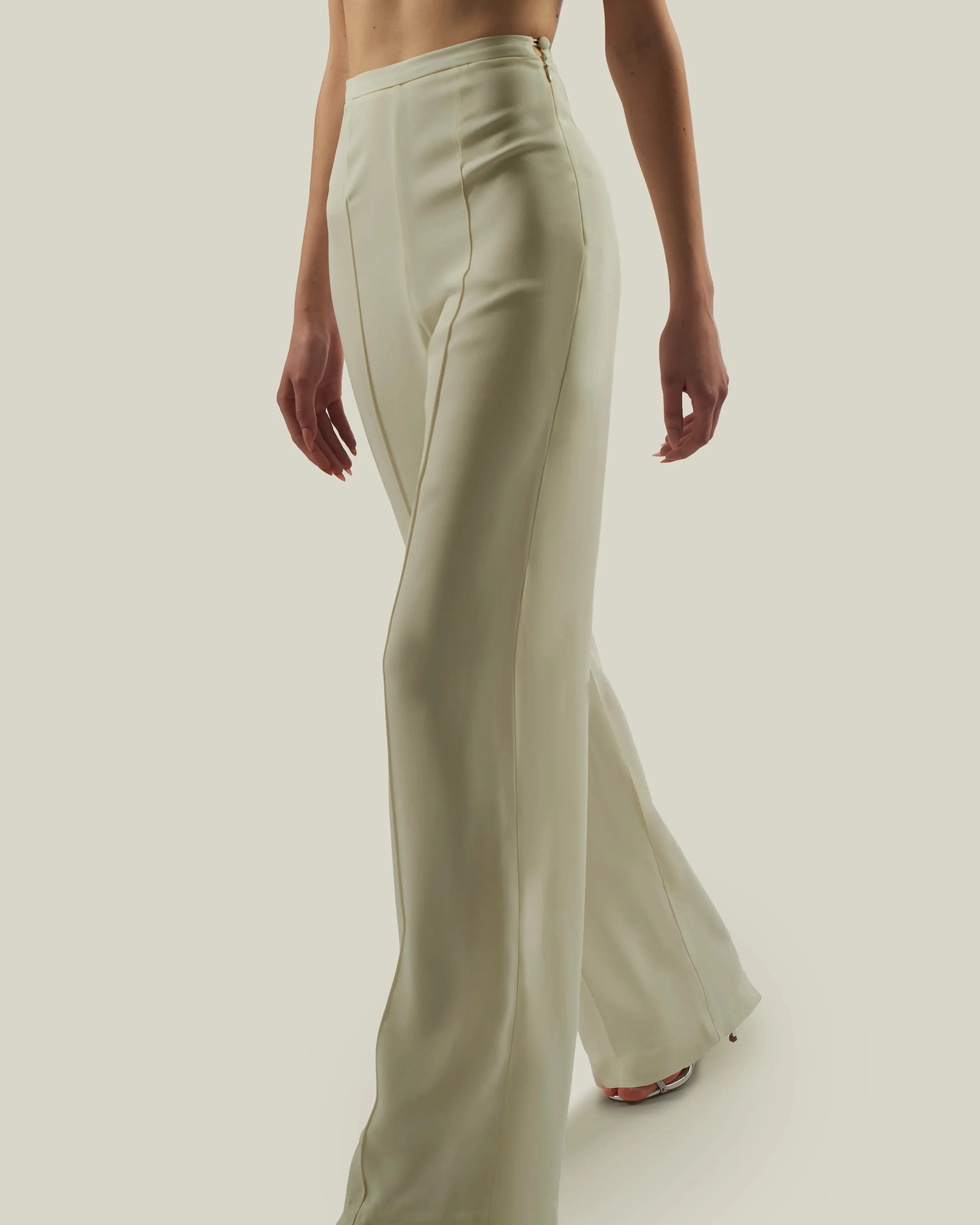 Marlene Pants in Ivory - 1