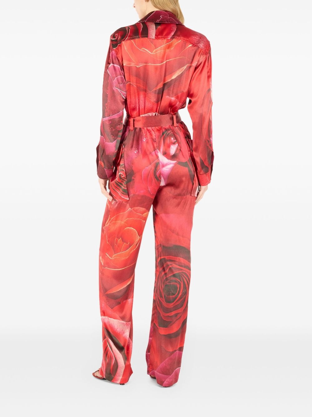 floral-print jumpsuit - 4