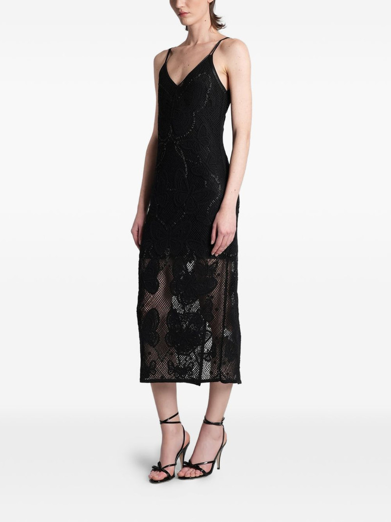 embellished lace midi dress 3