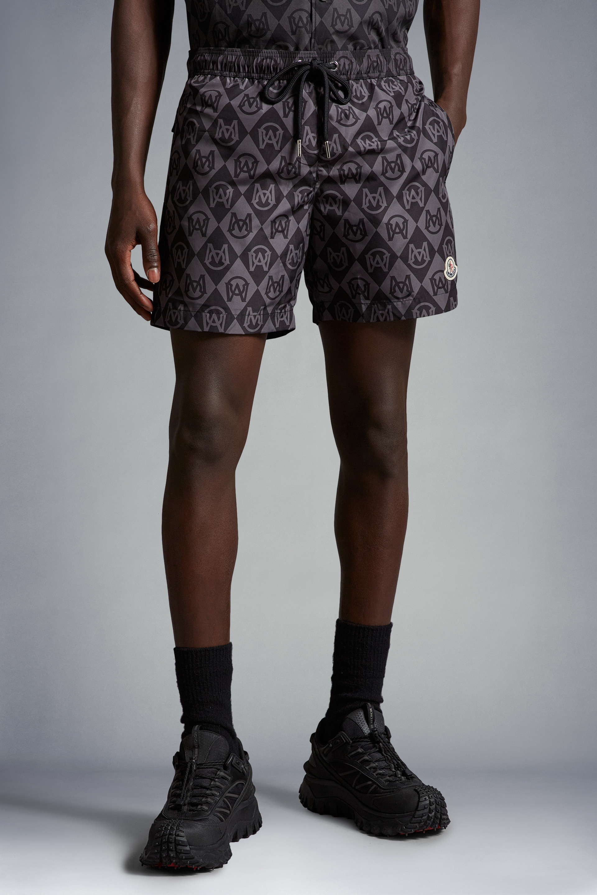 Monogram Print Swim Shorts - 3