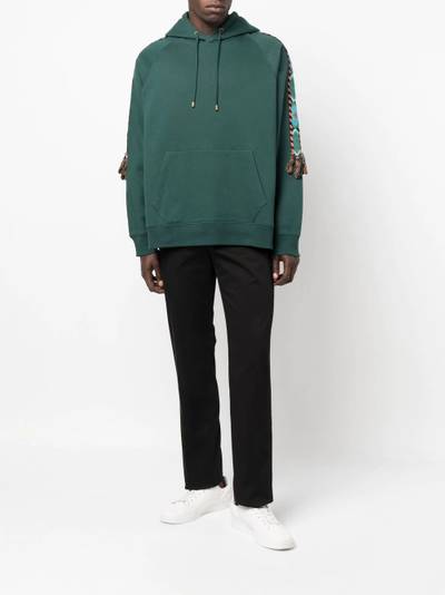 Etro drawstring pullover hoodie outlook