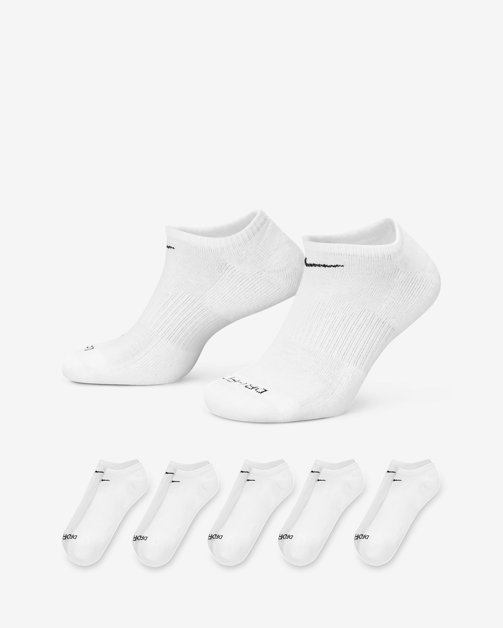 Nike Everyday Plus Cushioned Training No-Show Socks (6 Pairs) - 1