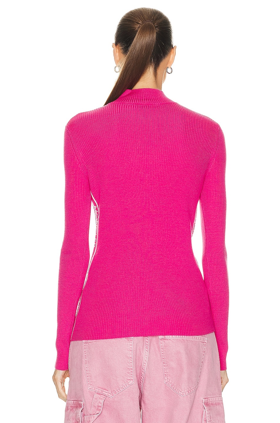 Zip Up Turtleneck Top - 3