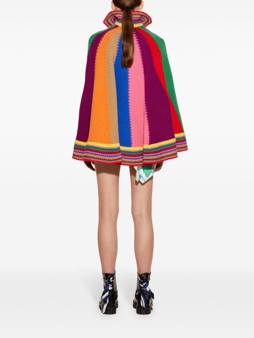 colourblock cape - 4