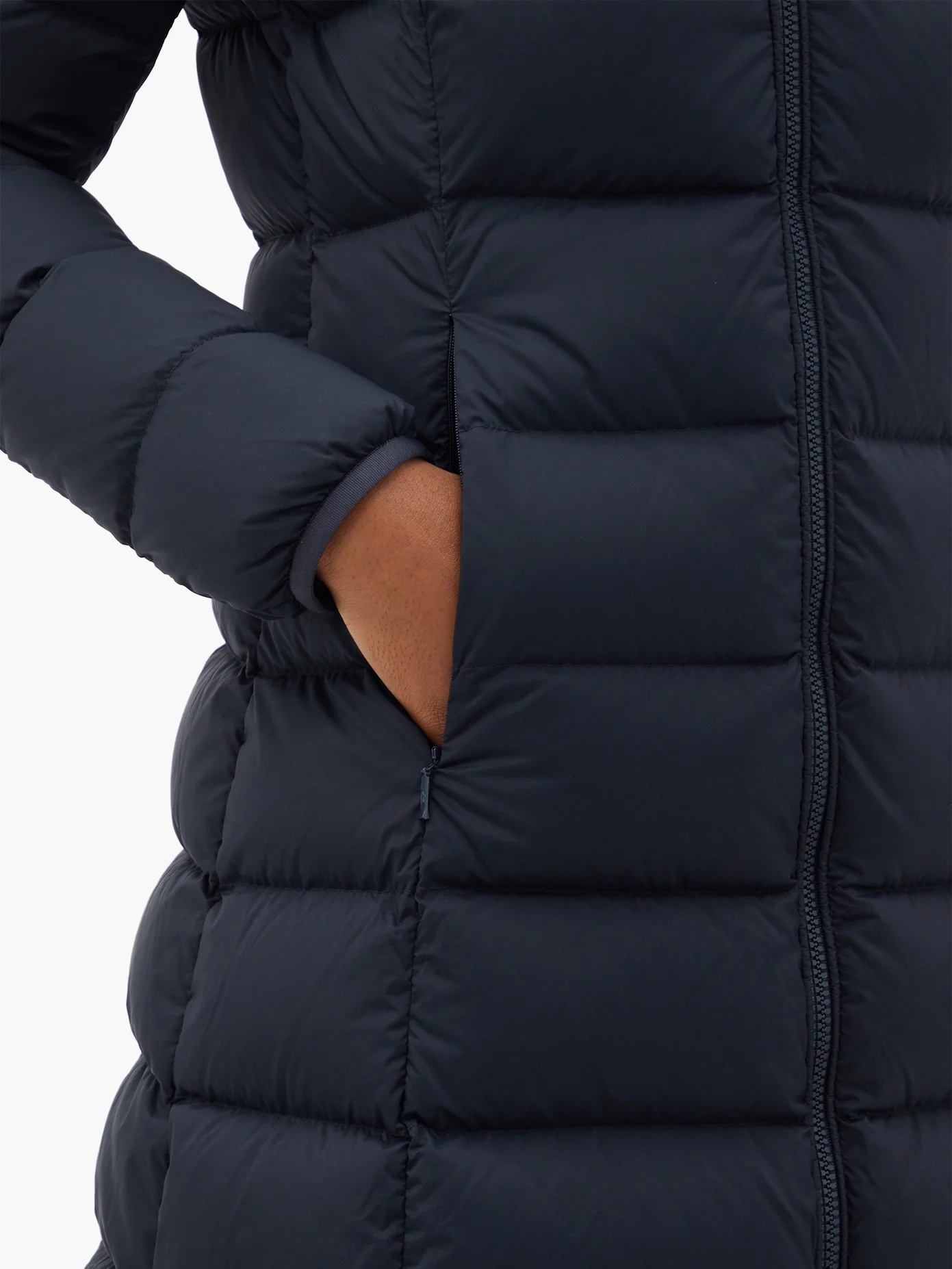 Gie hooded quilted down coat - 4