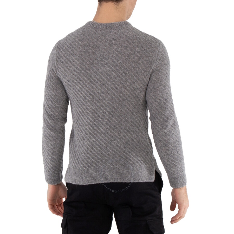 Solid Homme Grey Long-Sleeve Sweater, Brand Size 44 (US Size 34) - 3