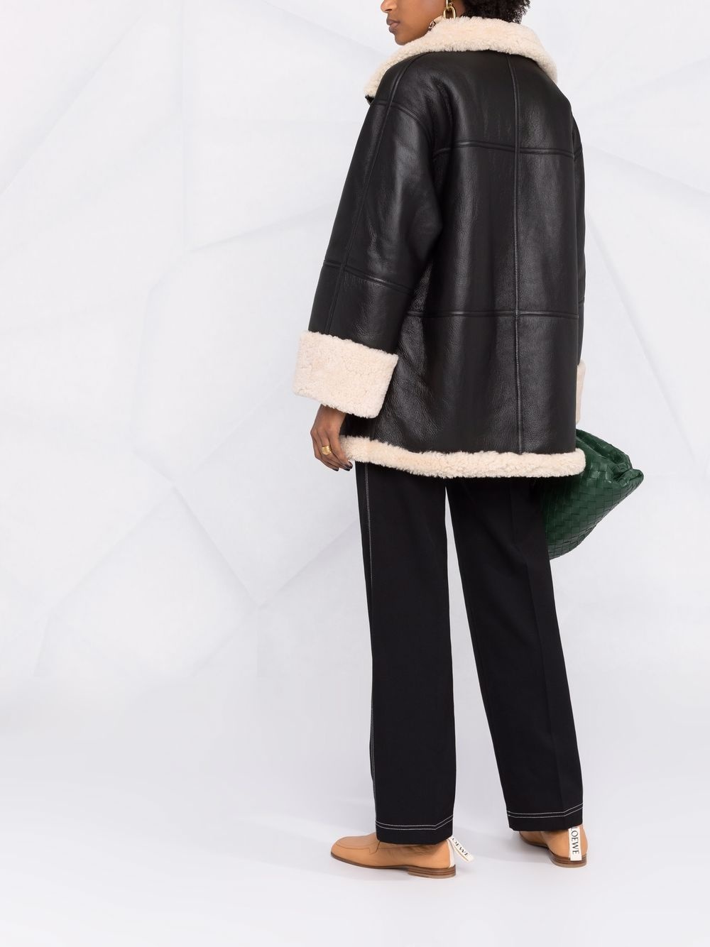 Signature shearling jacket - 4