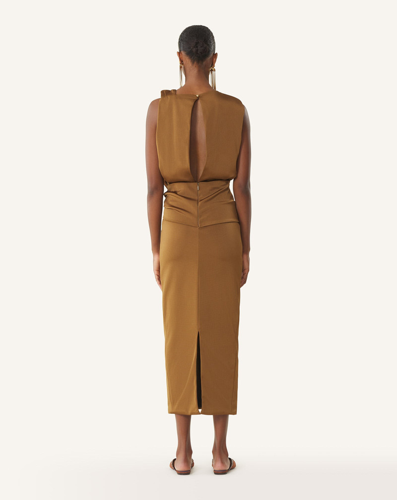 MIDI DRESS IN VISCOSE 4