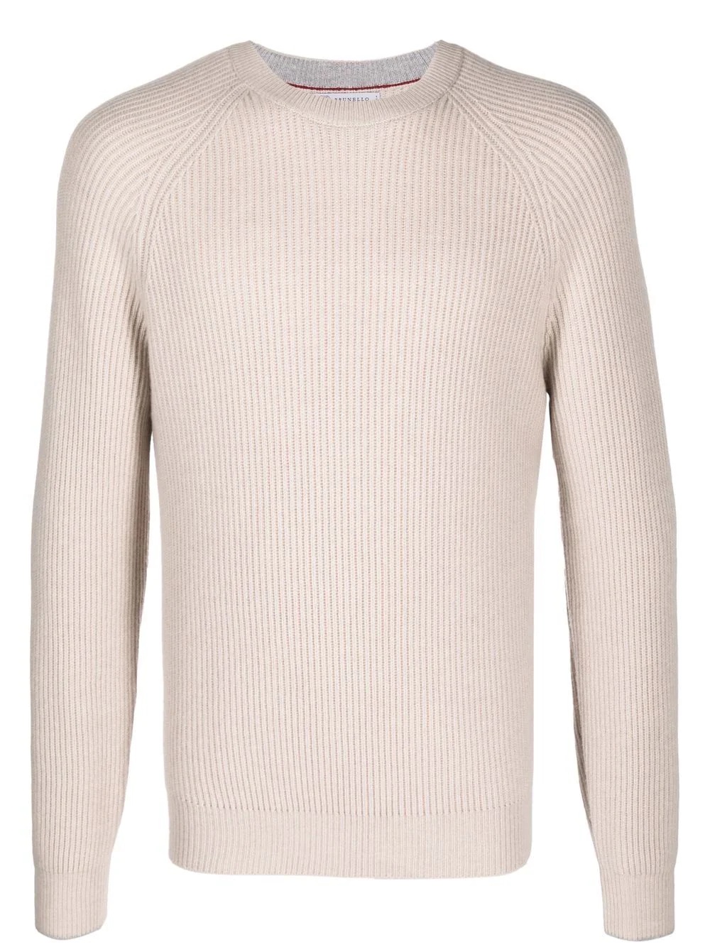 ribbed-knit cashmere jumper - 1