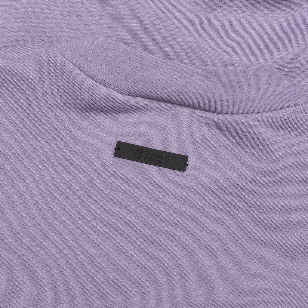 HEAVY FLEECE CREWNECK - LAVENDER - 4