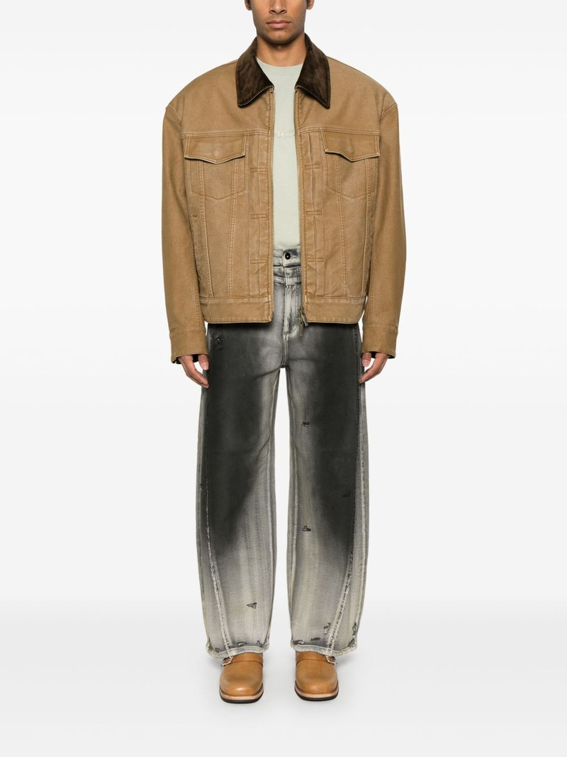 FENG CHEN WANG washed-canvas jacket outlook