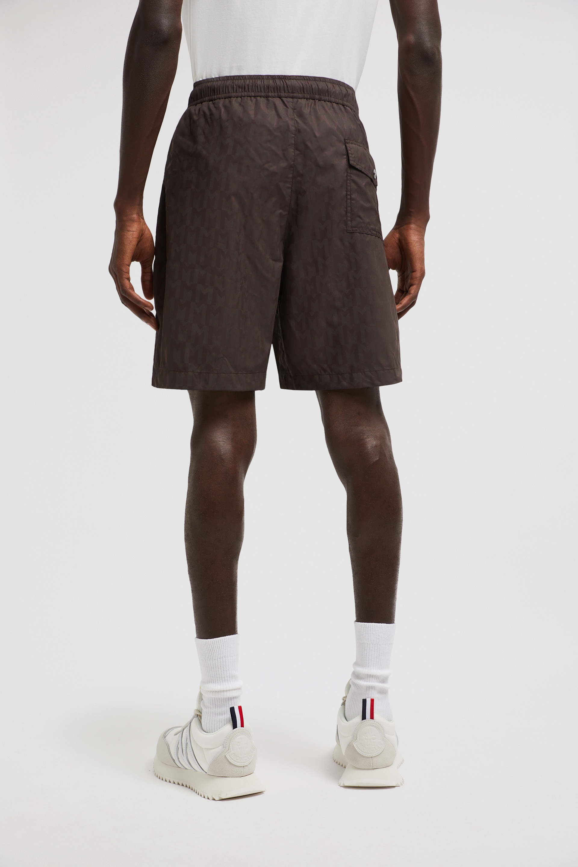 Monogram Print Swim Shorts - 5