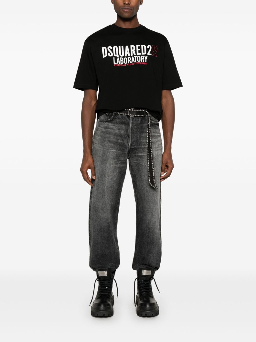 logo-print T-shirt - 2