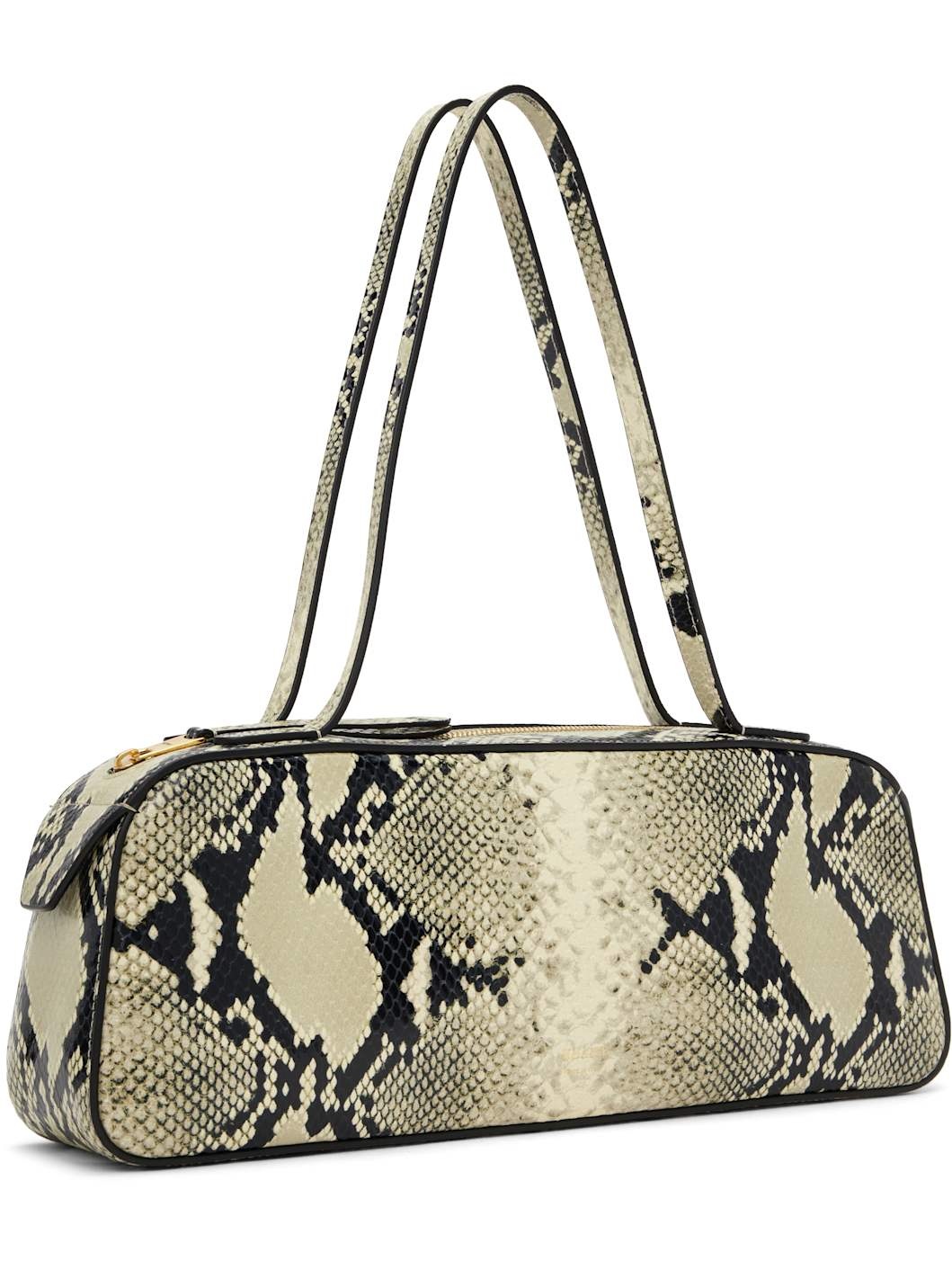 Beige & Black Simona Shoulder Bag - 2