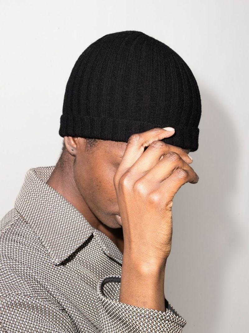 Jil Sander wool beanie hat outlook