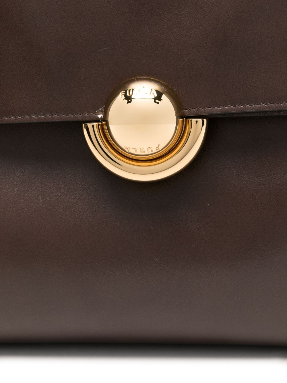 circular-detail leather backpack - 4