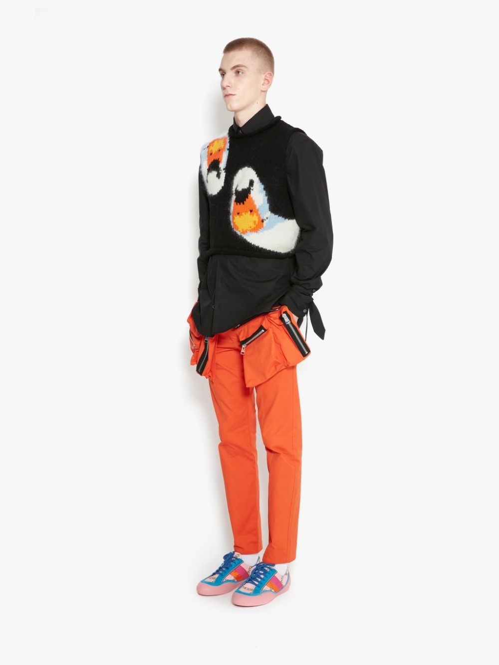 SWAN CREWNECK VEST - 3