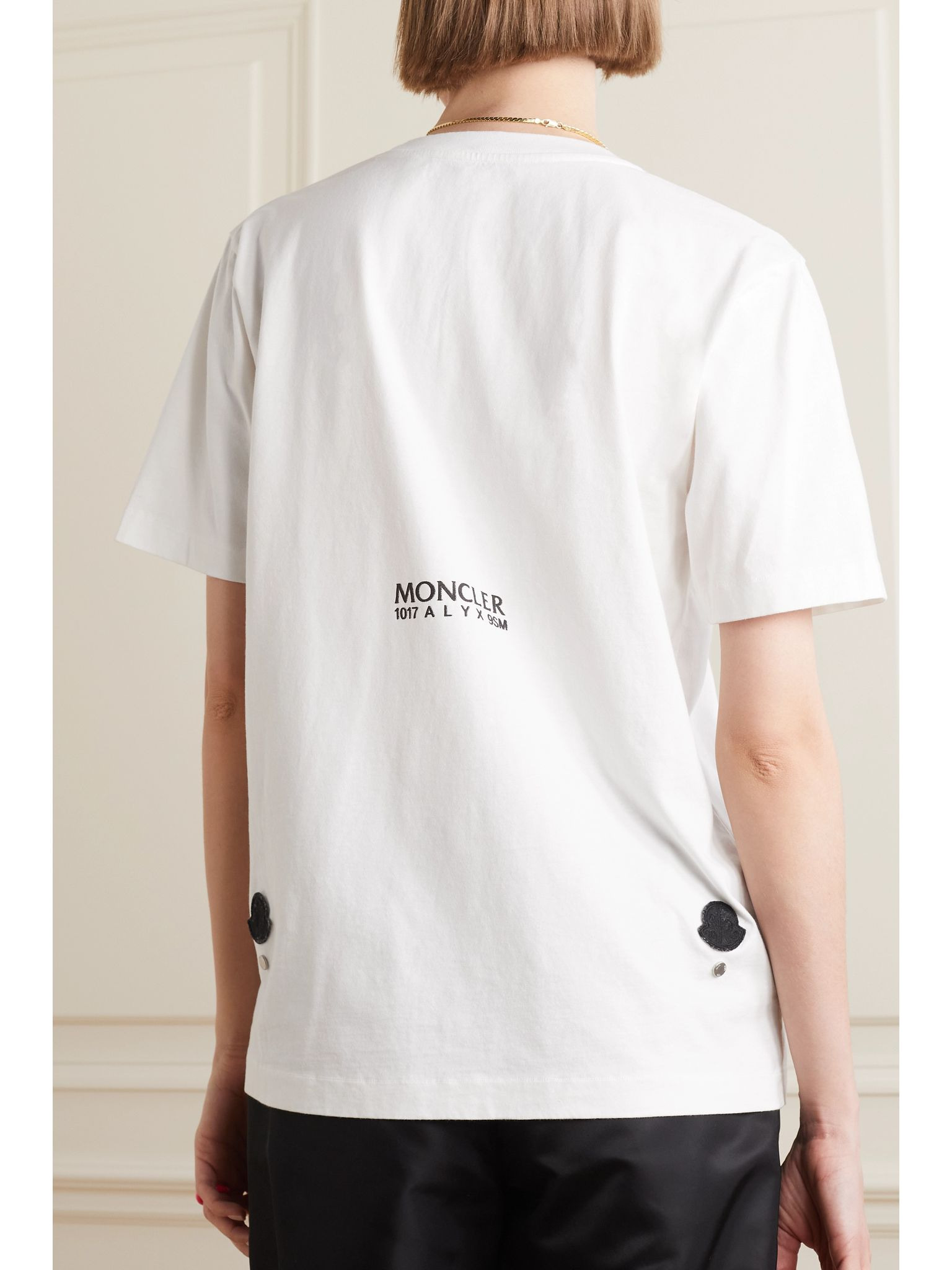 + 1017 ALYX 9SM printed cotton-jersey T-shirt White - 4