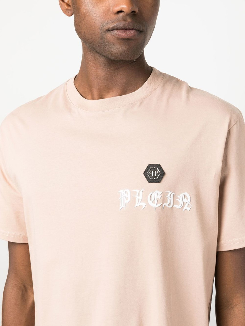 chest logo-print detail T-shirt 5