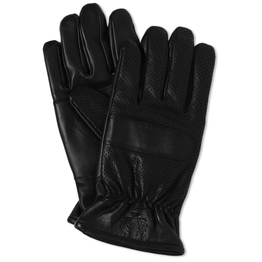 Fred Perry Perforated Leather Glove - 1