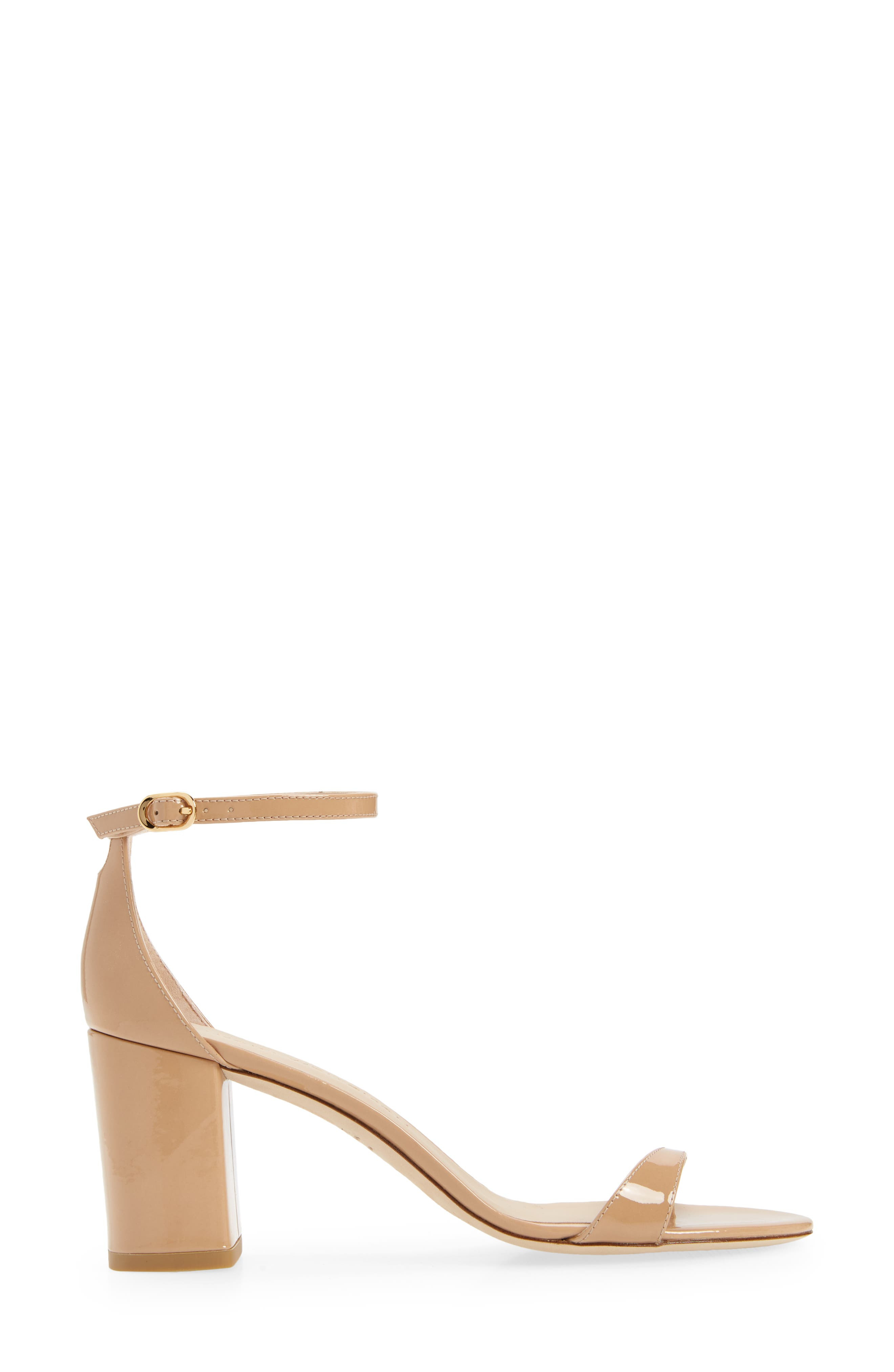 Stuart Weitzman Nudistarc 75 Block Sandal in Adobe at Nordstrom - 3